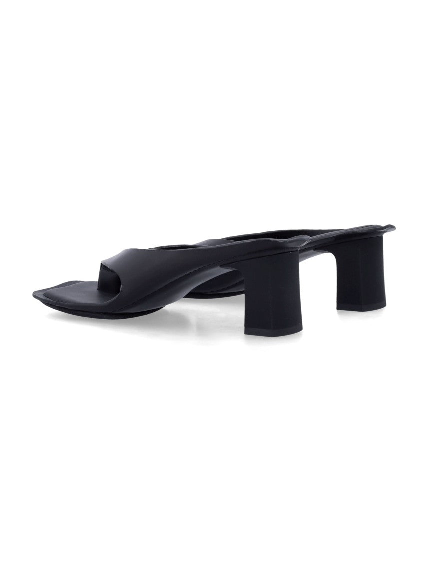 Mm6 By Maison Margiela Tong Heel Cutout Thong Sandals