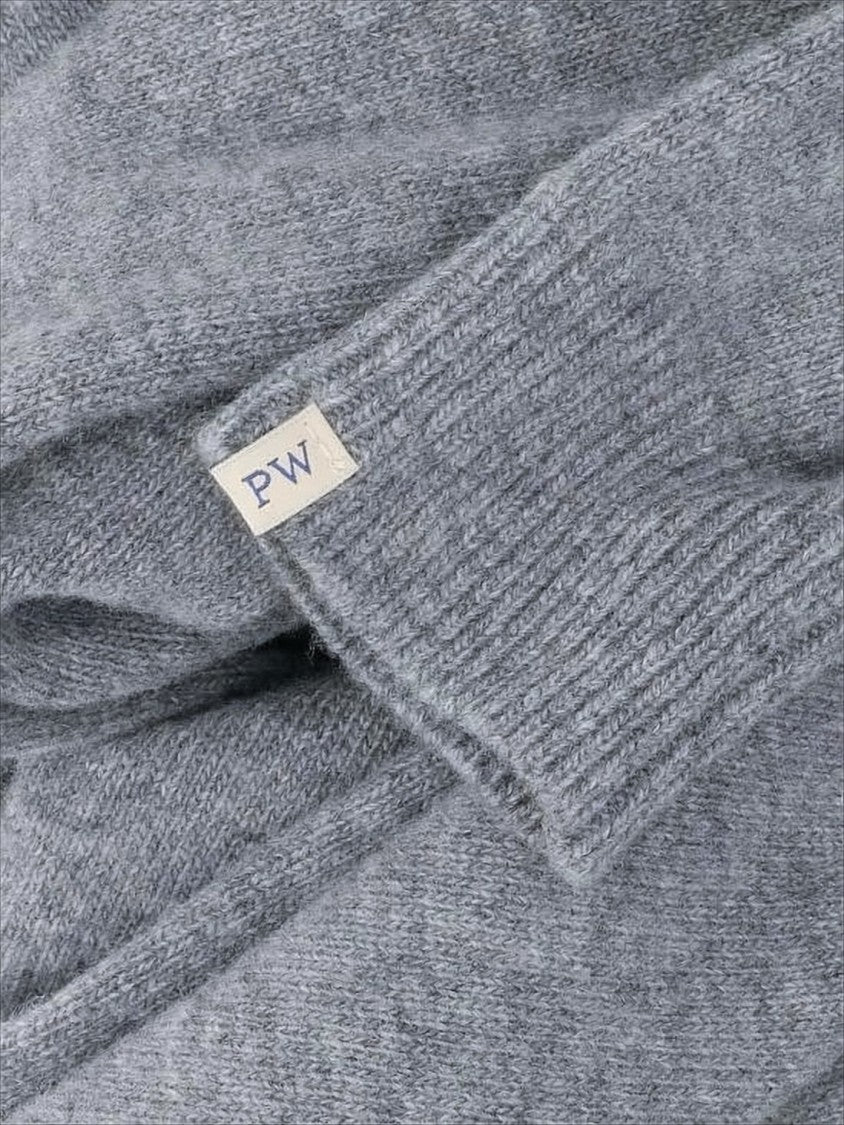 Paloma Wool Moix Ribbed Detail Merino Wool Scarf