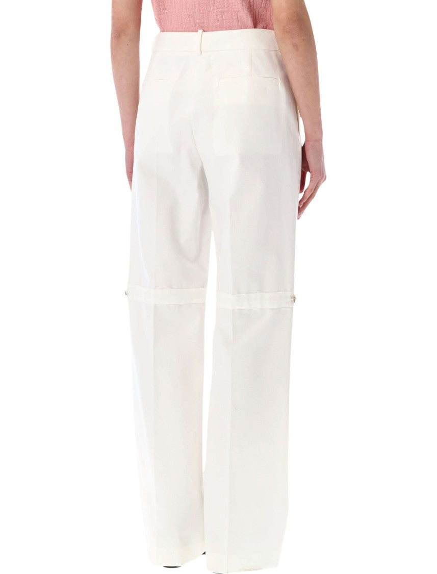 Fendi Technical Canvas Straight Trousers
