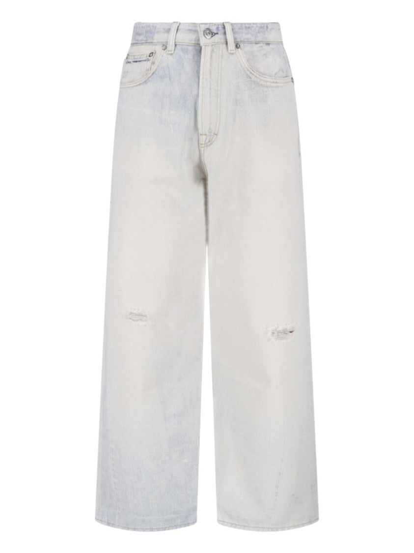 Our Legacy Light Blue Third Cut Distressed Jeans