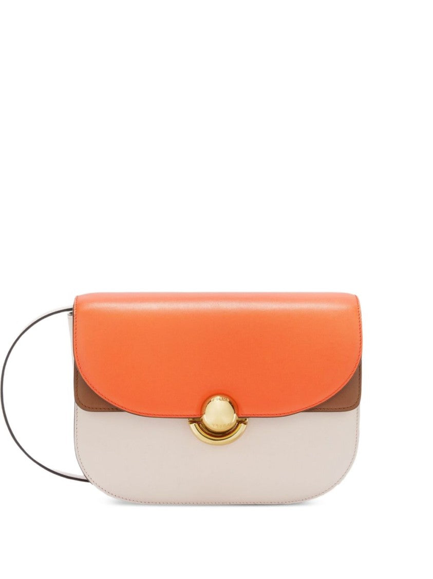 Furla Structured Shoulder Bag With Foldover Top