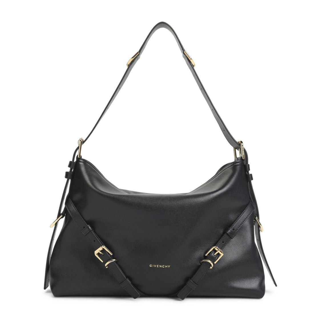 Givenchy Voyou Medium Black Calf Leather Handbag