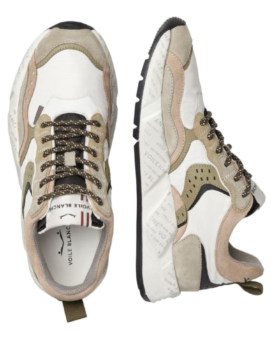 Voile Blanche Taupe White Stone Laced Comfort Shoes