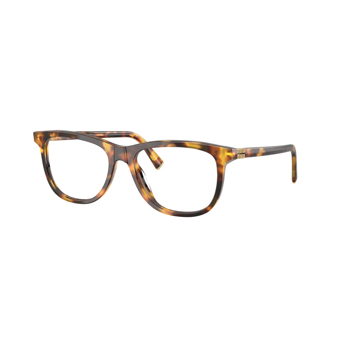 Miu Miu 0Mu 01Wv Tortoiseshell Square-Frame Eyeglasses