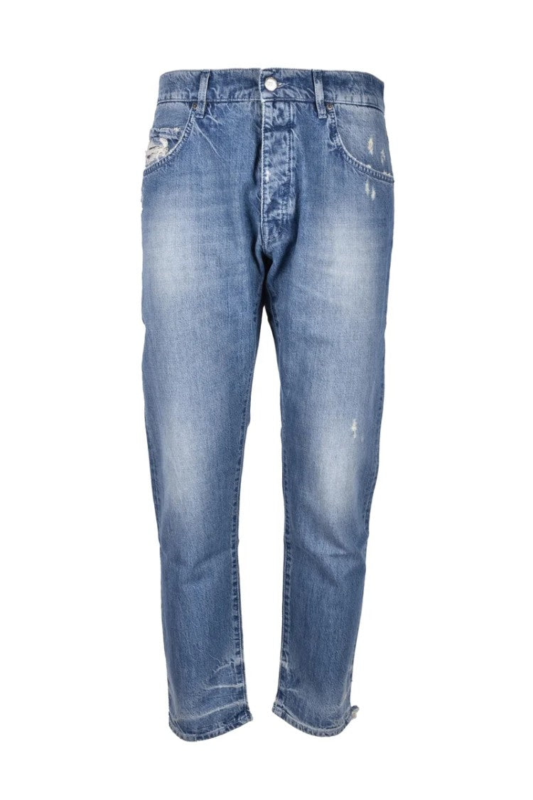 Two Men Jeans Cotton - Blue