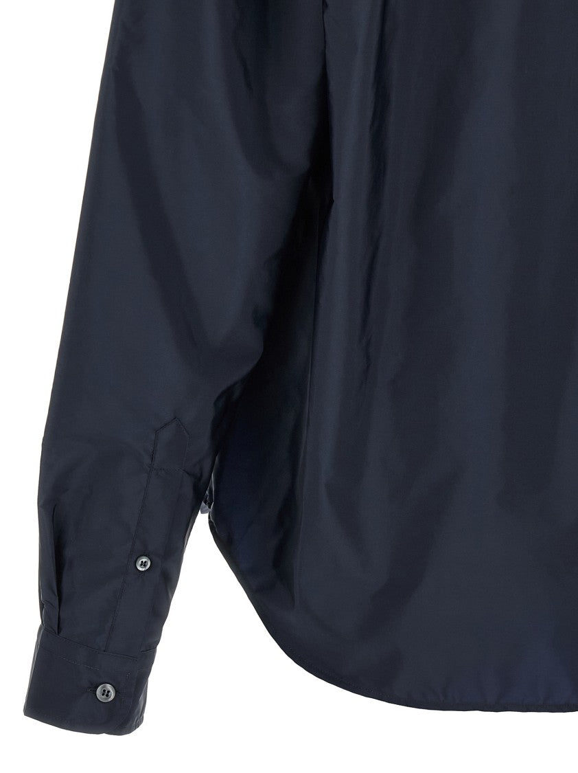 Prada Re-Nylon Shirt With Mother-Of-Pearl Button Closure And Patch Pocket