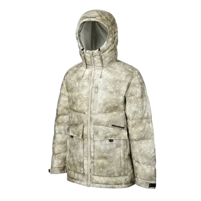Salomon Quilted Down Jacket With Adjustable Hood