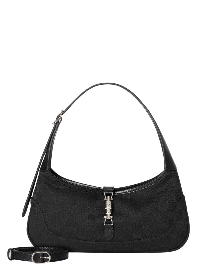 Gucci Curved Silhouette Shoulder Bag With Monogram Texture
