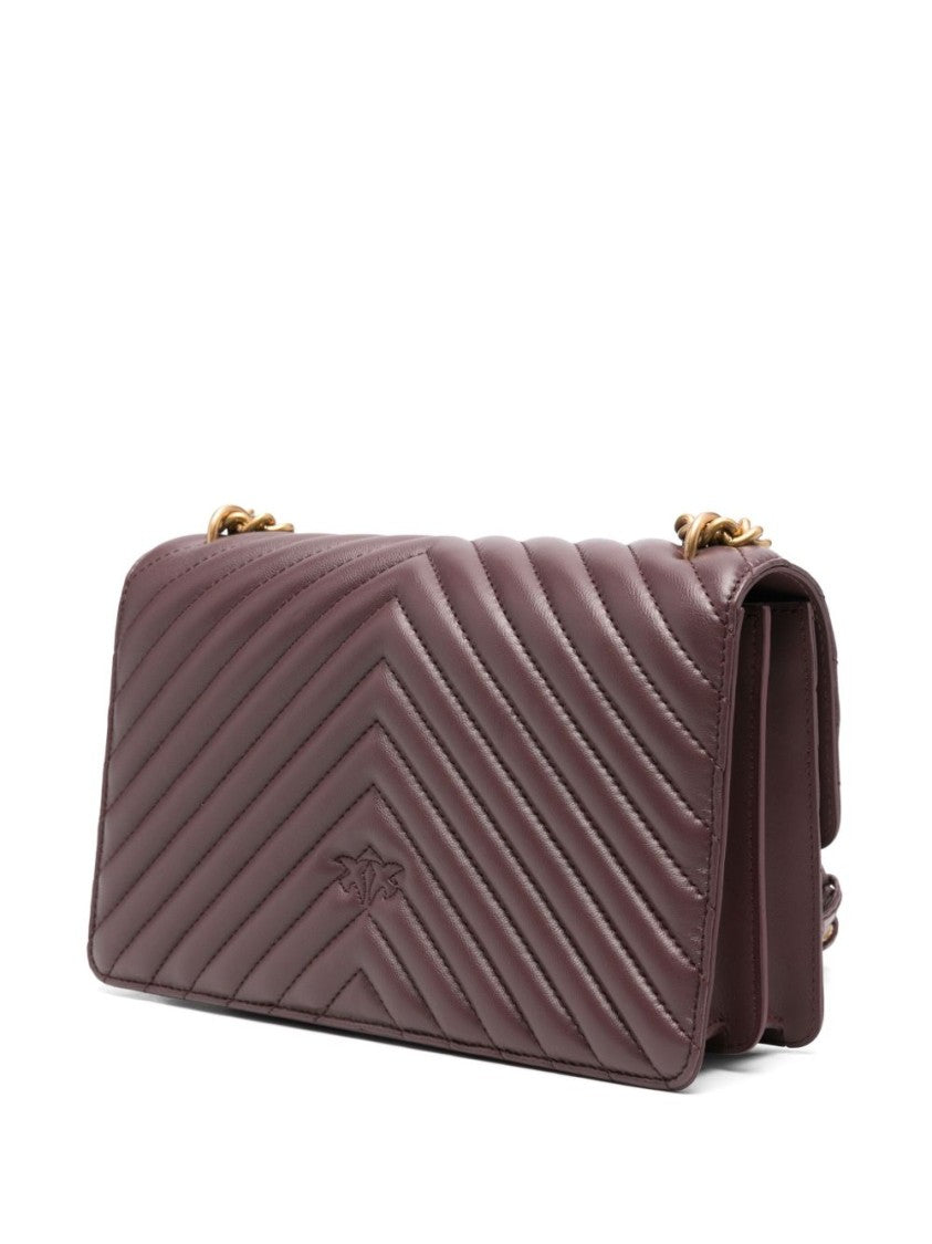 Pinko One Chevron Classic Love Bag