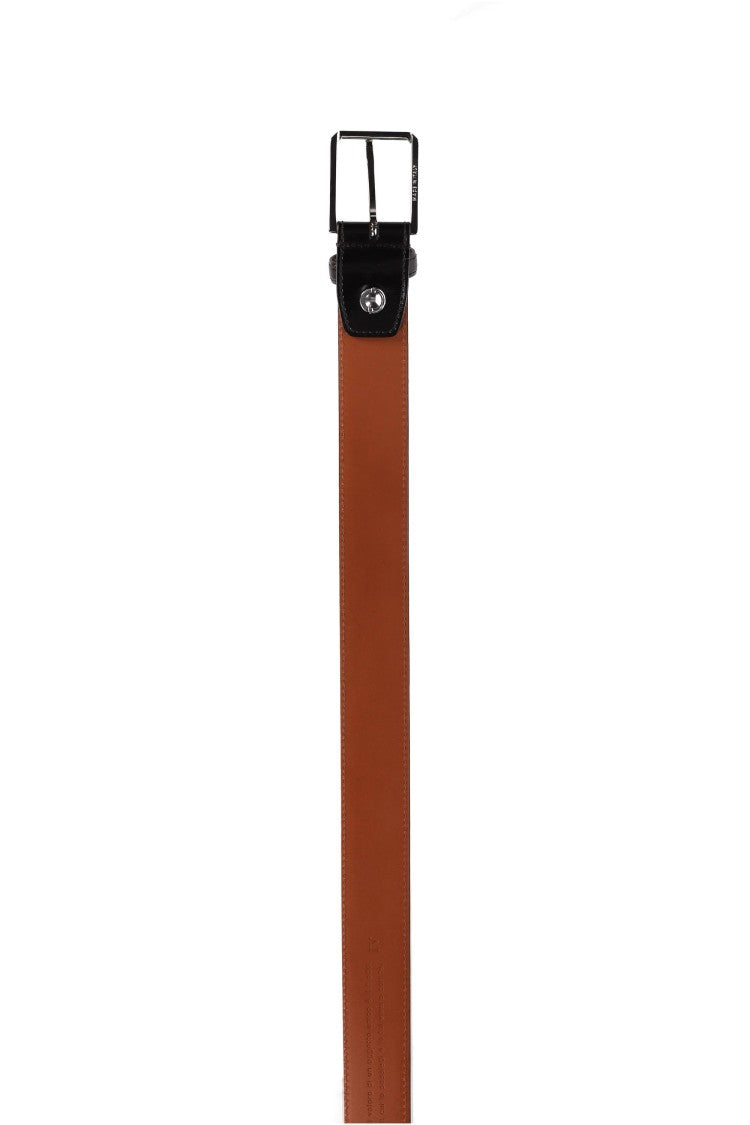 Santoni Brushed Calf Leather Belt
