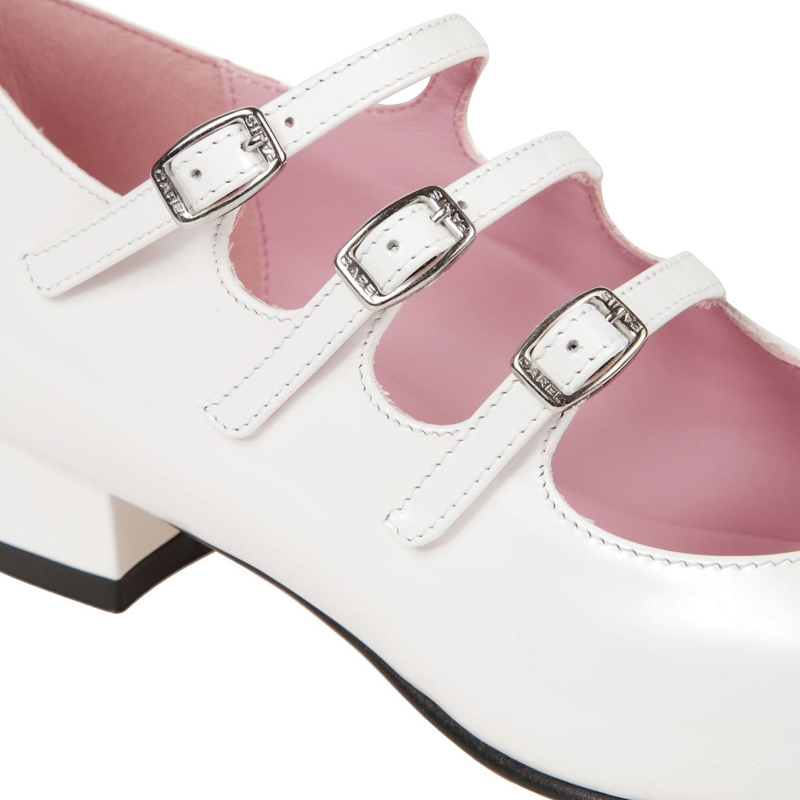 Carel Paris Glossy Patent Leather Low-Heeled Shoes