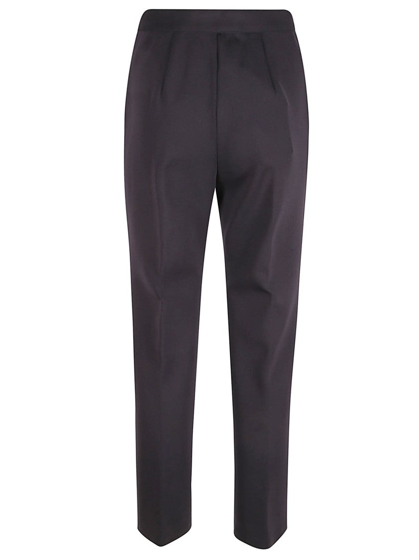 Max Mara High-Waisted Black Trousers With Tailored Silhouette