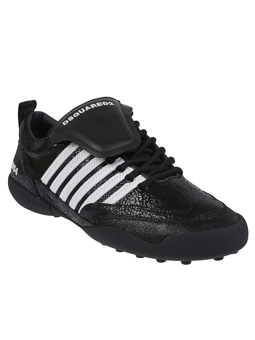 Dsquared2 Soccer Lace-Up Calf Leather Sneakers