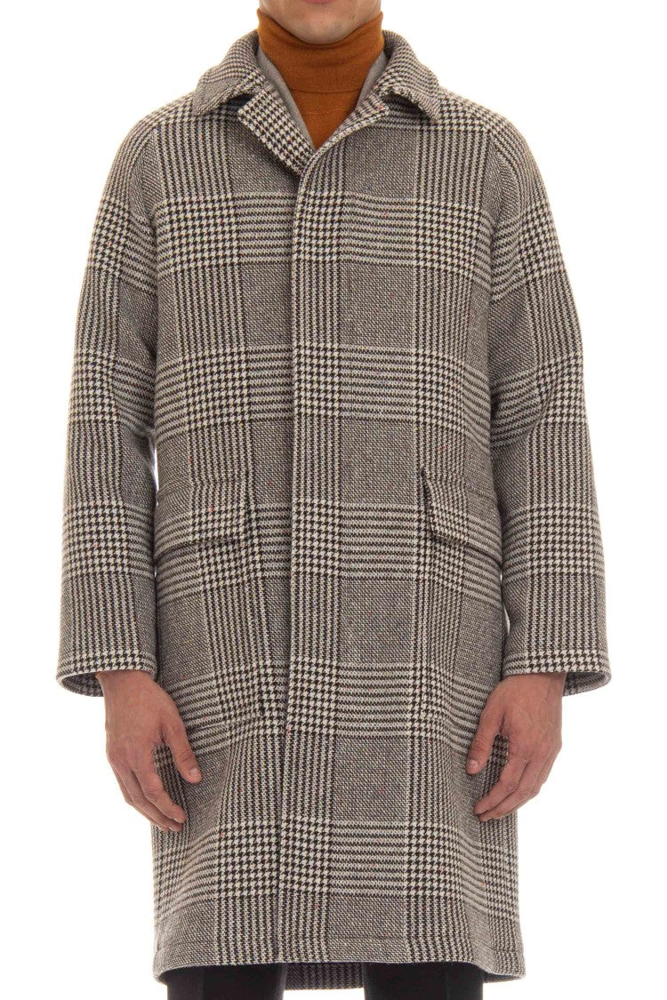 Tagliatore Salt & Pepper Prince Of Wales Coat