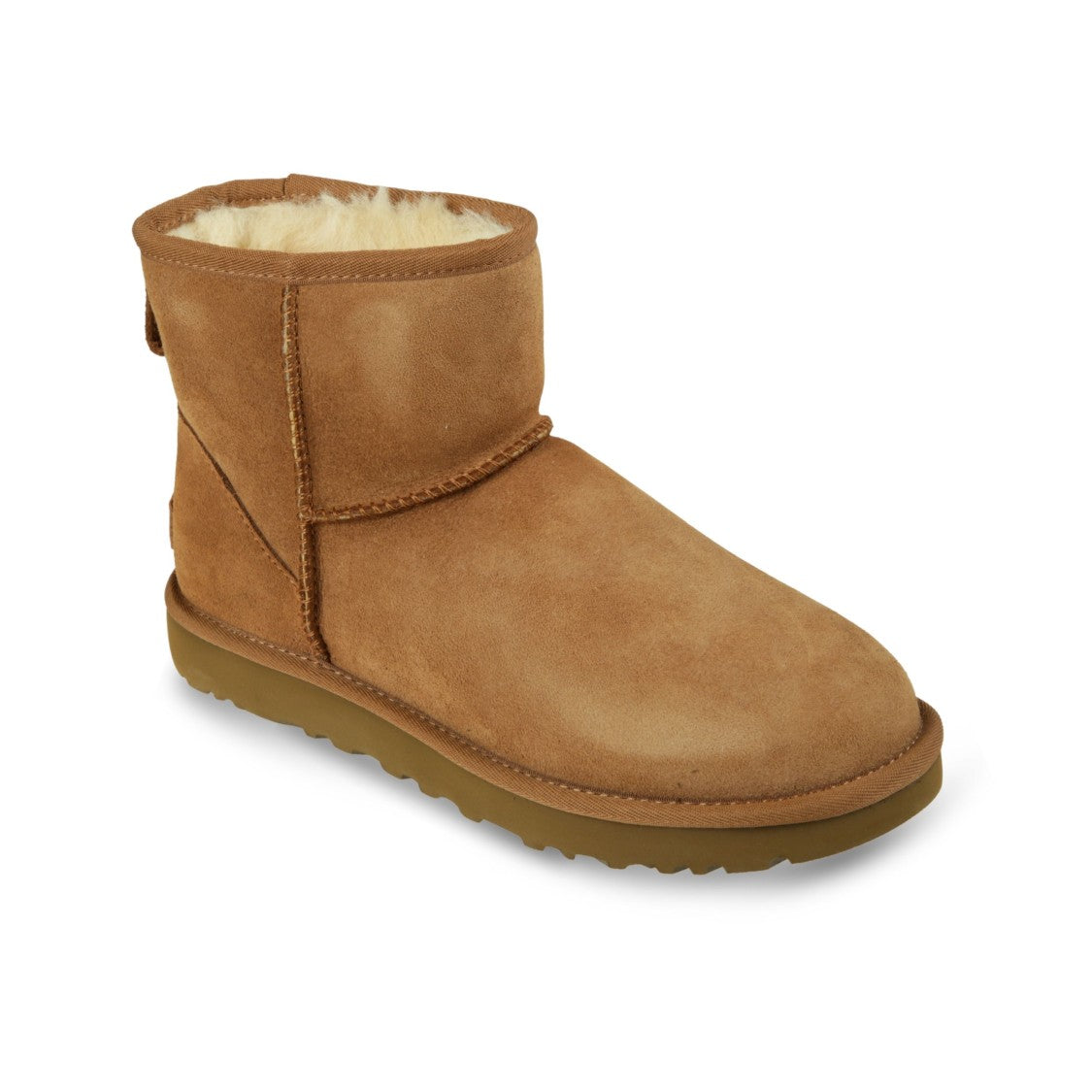 Ugg Mini Shearling-Lined Suede Boots