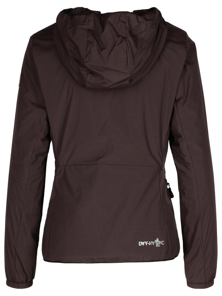 Moncler Grenoble Mietres' Brown Polyamide Blend Jacket