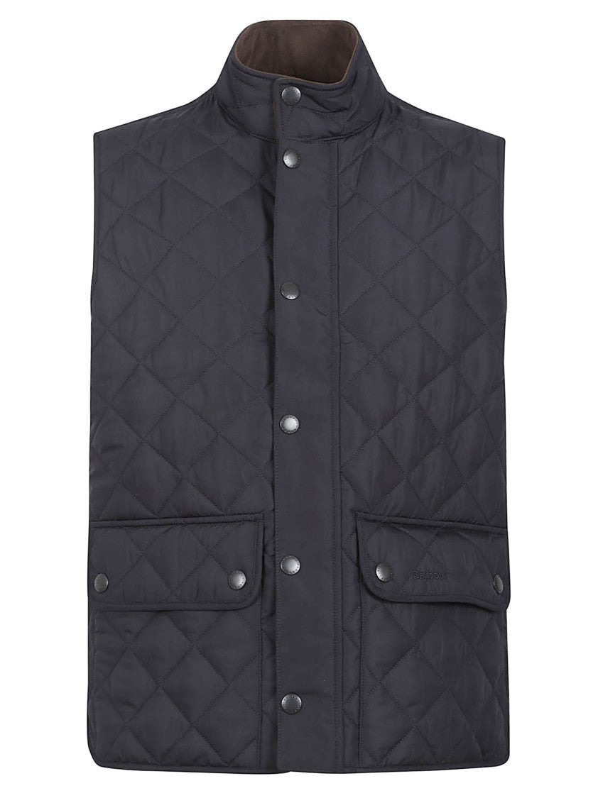 Barbour Quilted Sleeveless Jacket With High Collar