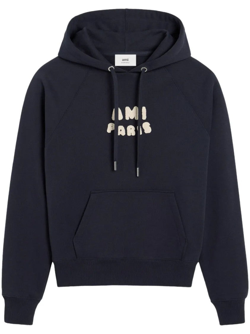 Ami Relaxed Fit Hoodie With Ami-De-Coeur Motif