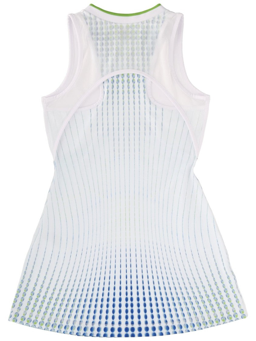 Casablanca Blue Dot Gradient Mini Dress