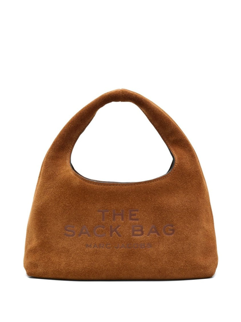 Marc Jacobs Compact Suede-Like Handbag With Embossed Detail