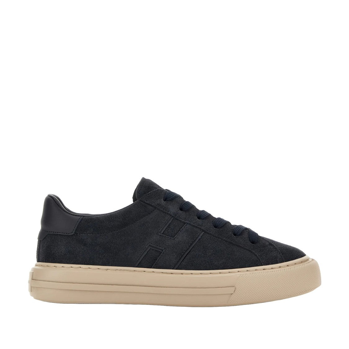 Hogan H691 H Low-Top Sneakers With Suede Upper