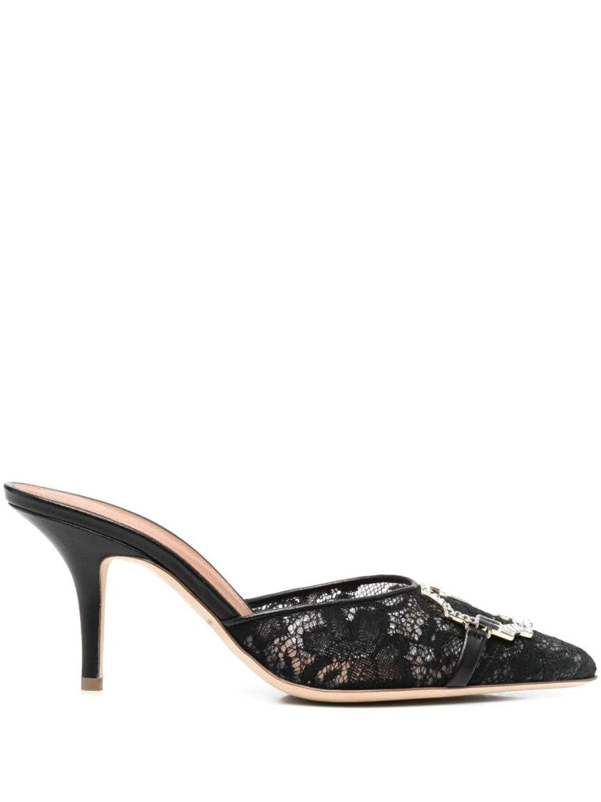 Malone Souliers Missy 70 Black Lace Stiletto M