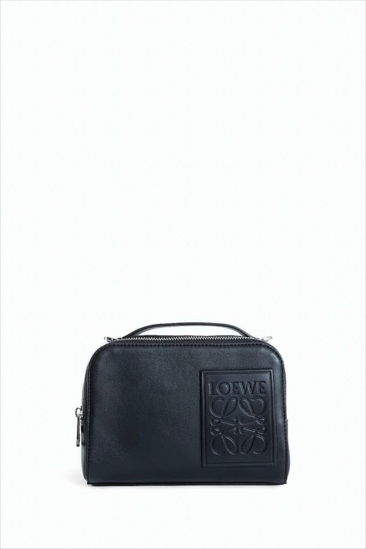 Loewe Rectangular Calf Leather Crossbody Bag With Branded Detailing