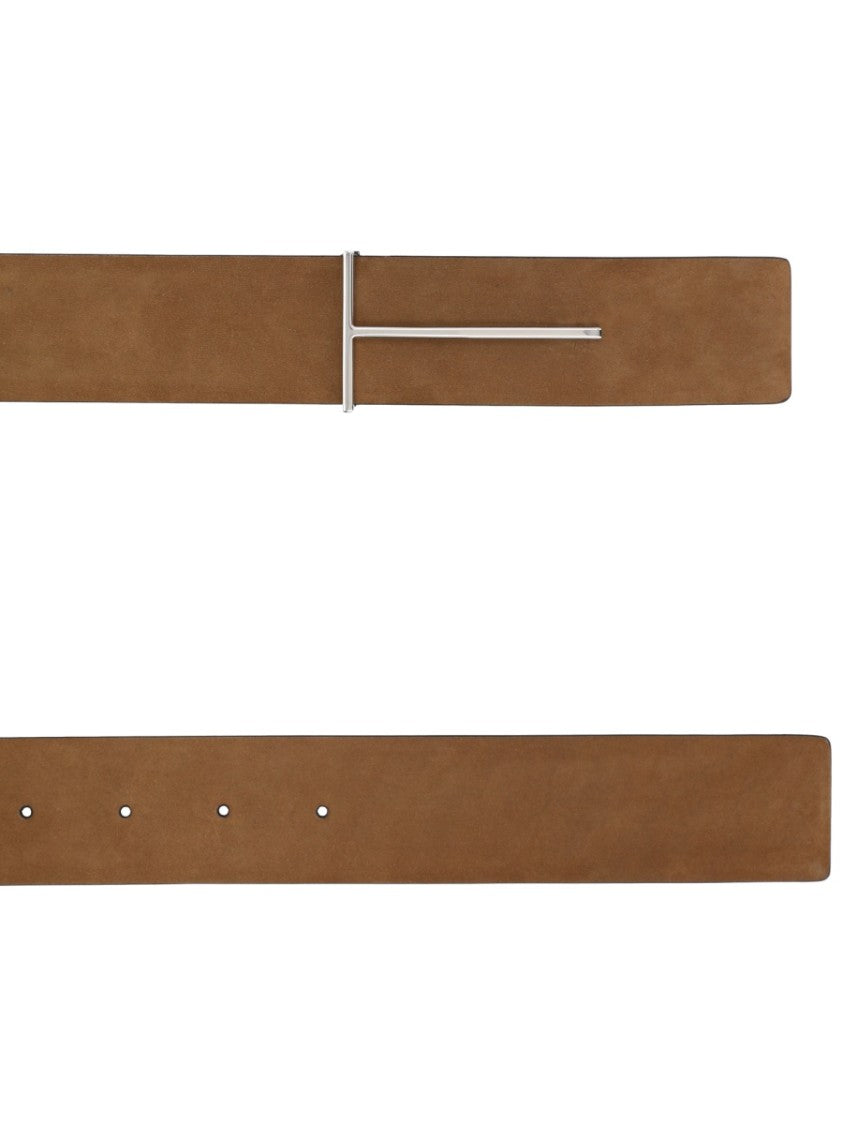 Tom Ford Smooth Calf Leather T-Slim Belt