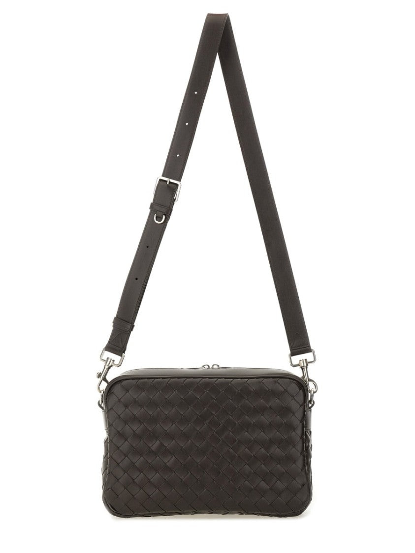 Bottega Veneta Intracciated Room Bag With Signature Woven Texture