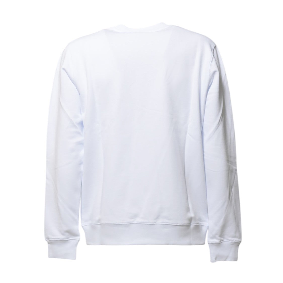 Msgm White Cotton Crewneck Sweatshirt