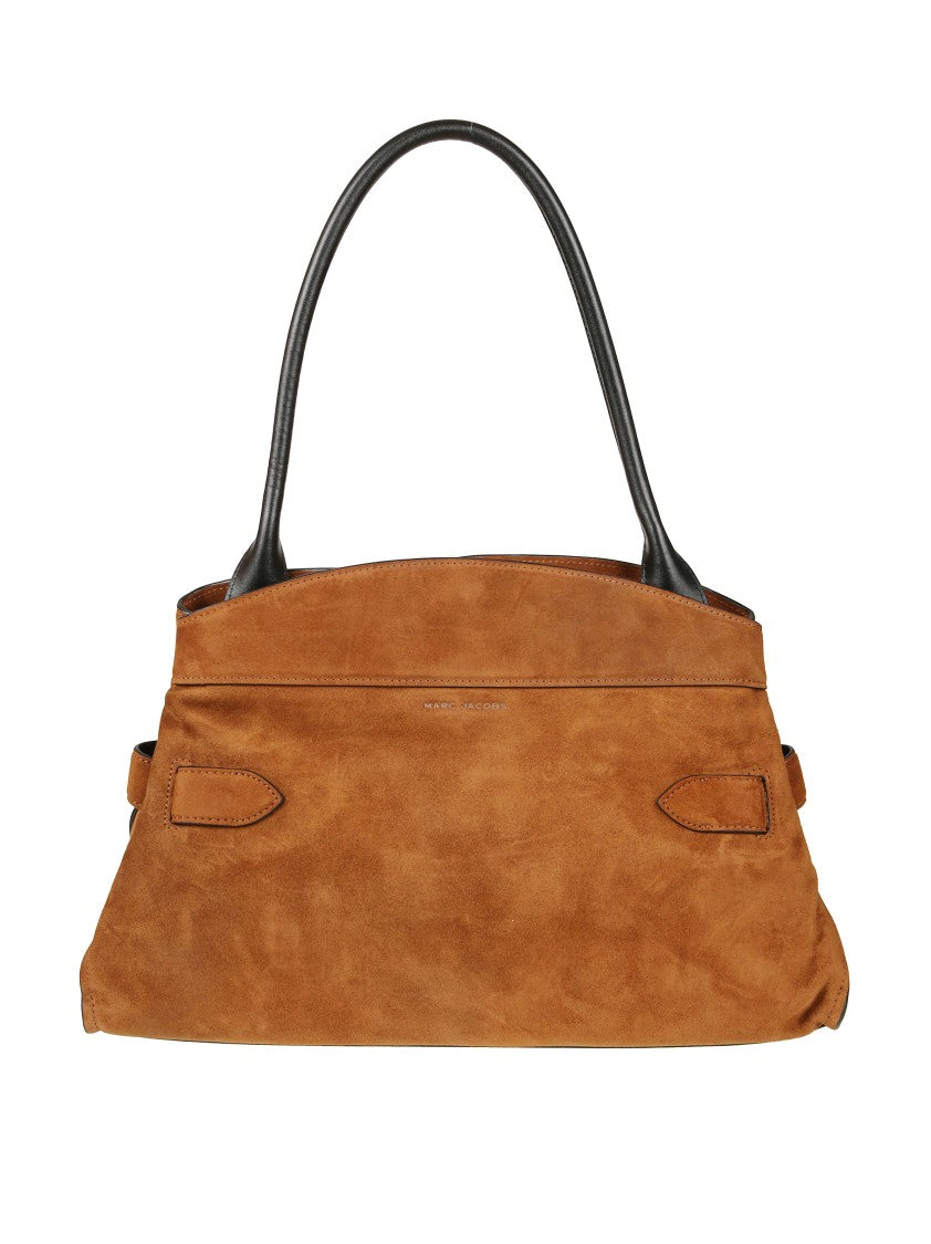 Marc Jacobs Structured Beige Handbag With Minimalist Design