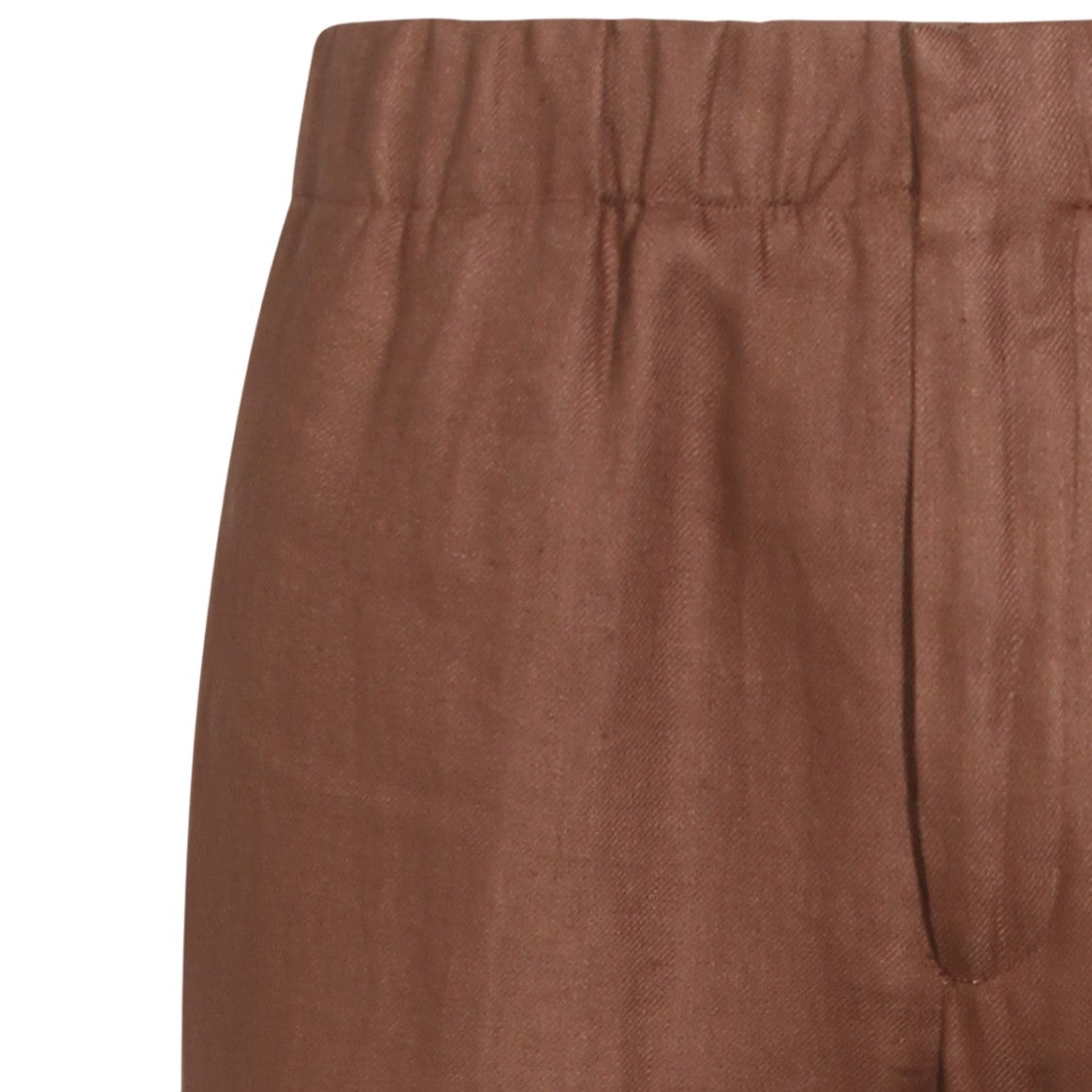 Lardini Straight-Leg Brown Trousers With Classic Waistband And Refined Finish