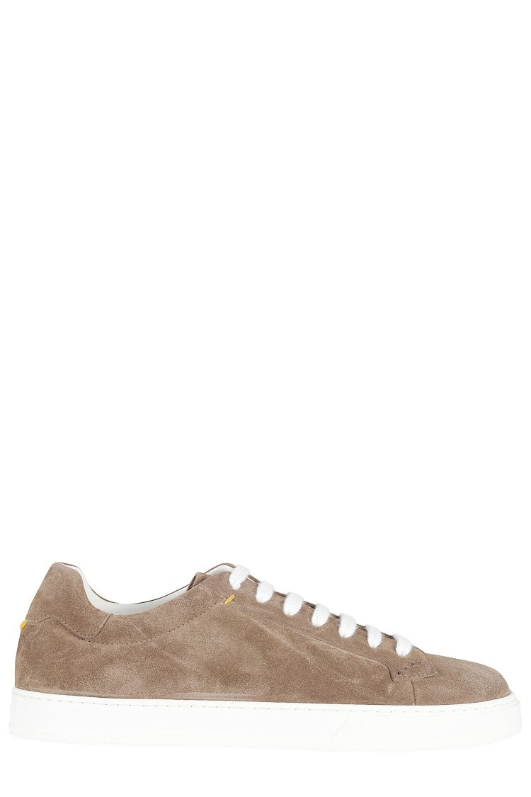Doucal's Brown Suede Rubber-Sole Sneakers