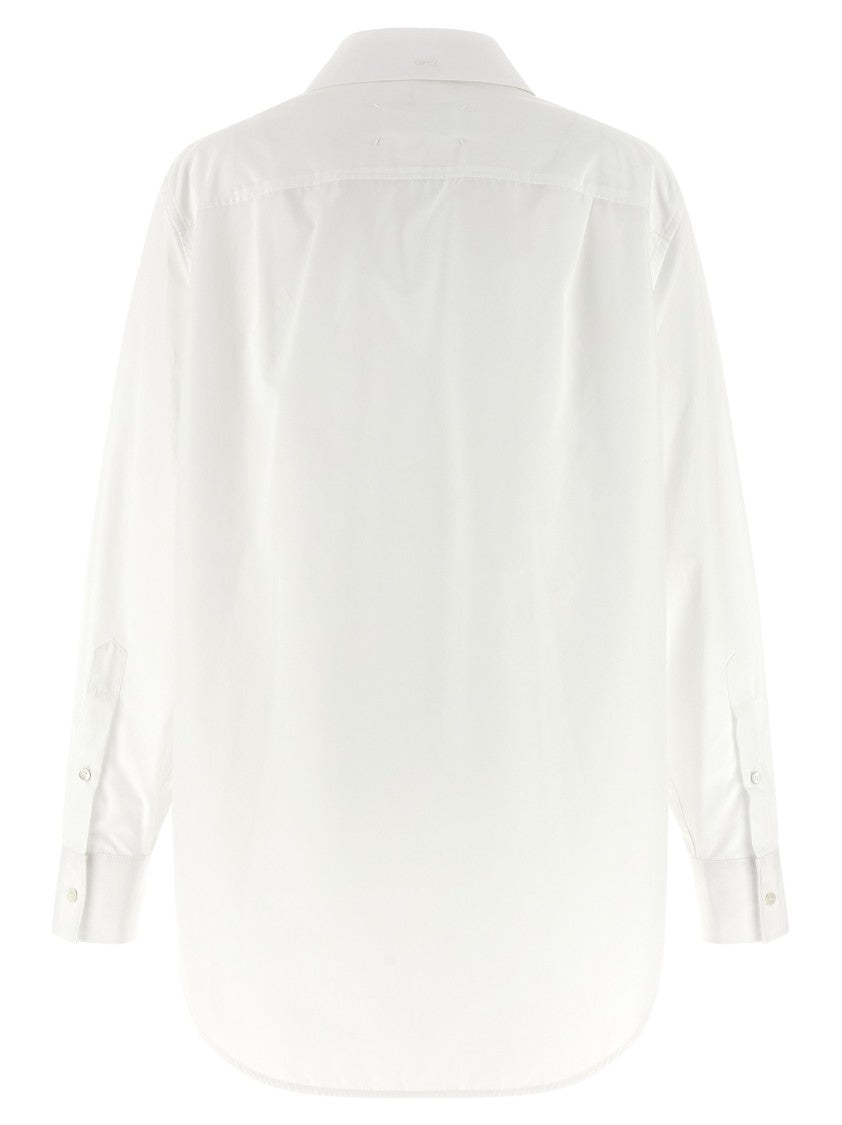 Maison Margiela Cotton Poplin Shirt With Front Button Closure