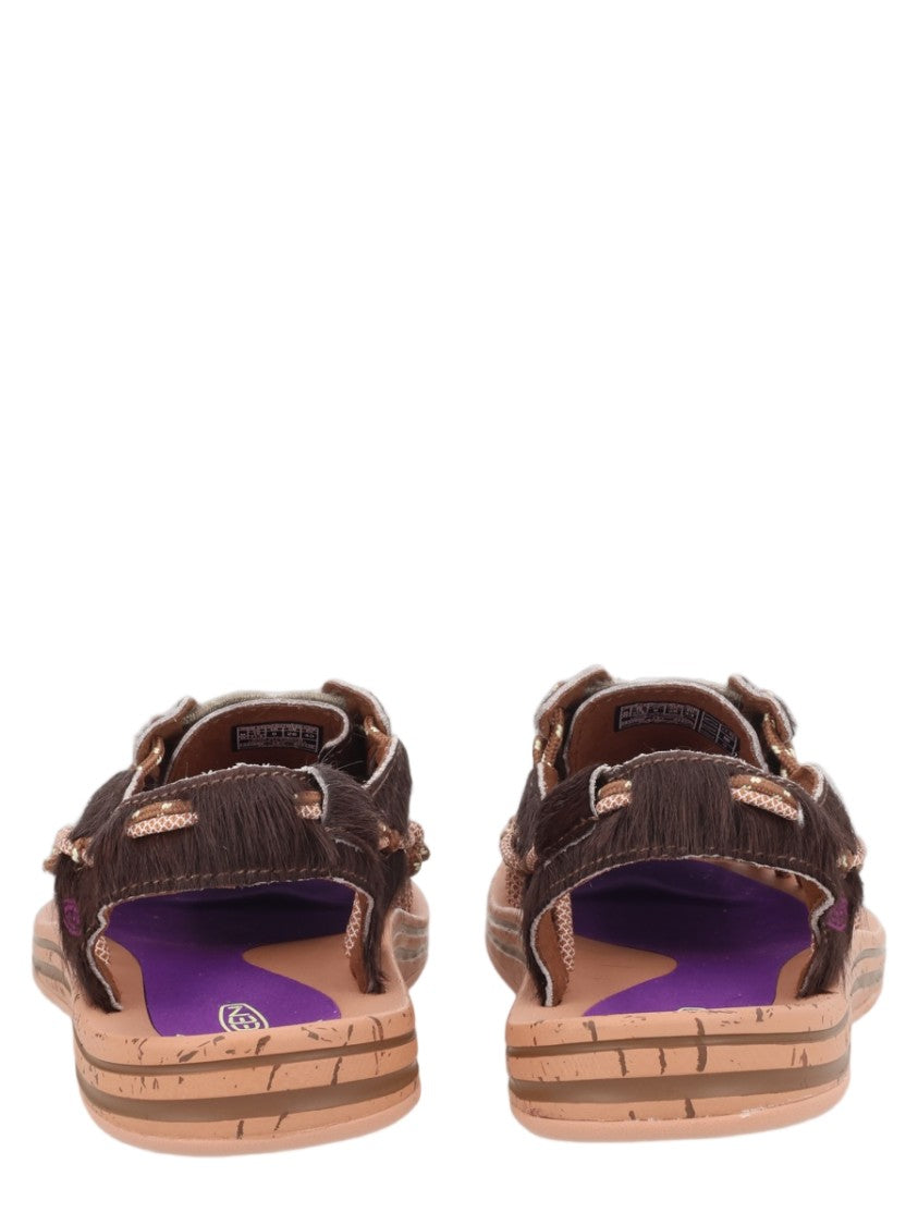 Keen Light Brown Uneek Lea Woven Sandals