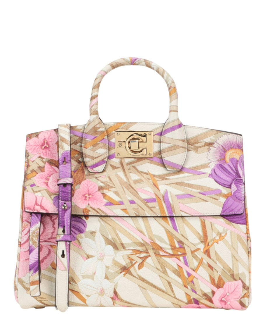 Ferragamo Medium The Studio Top Handle Bag