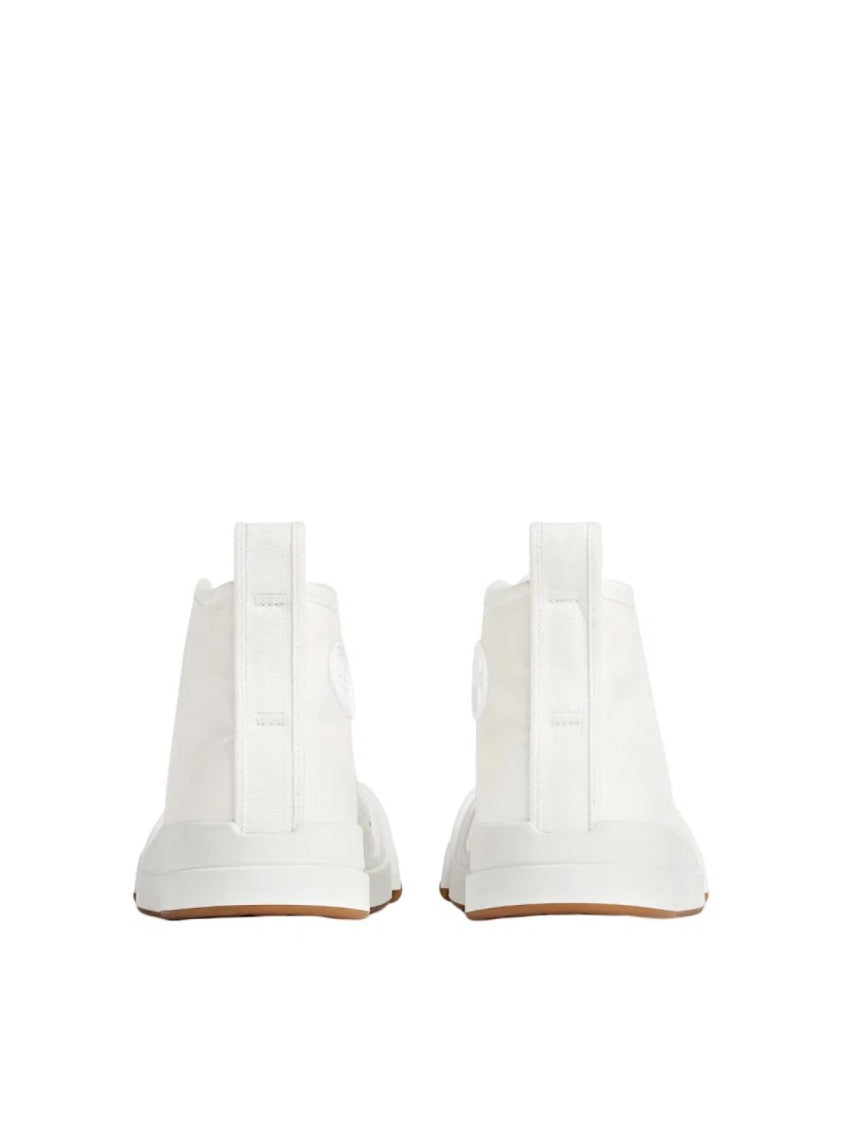 Bottega Veneta Vulcan Canvas High-Top Sneakers