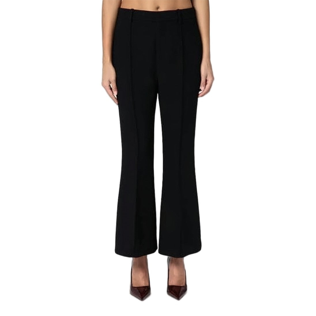 Bottega Veneta Tailored Flared Pants With Seam Detailing