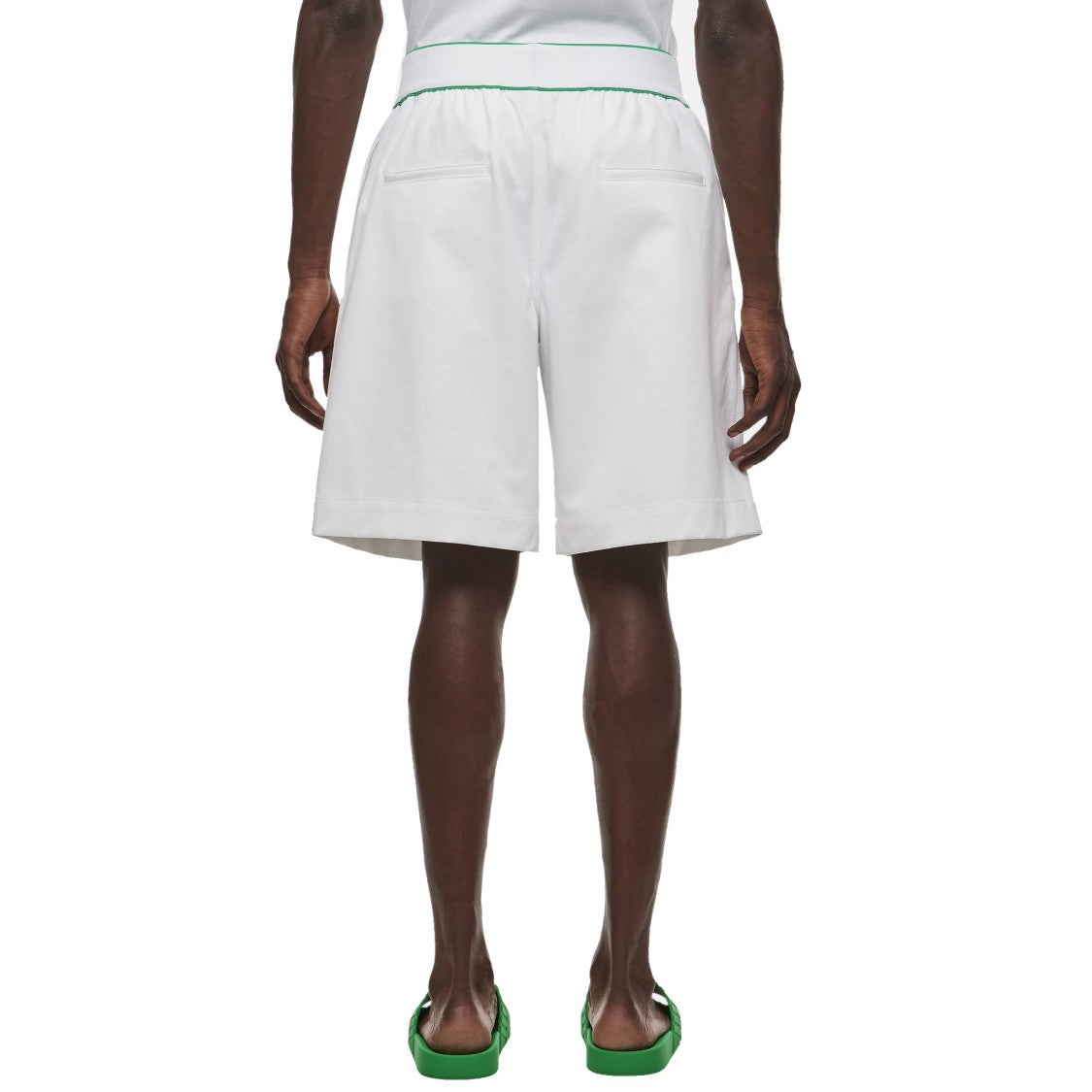 Bottega Veneta Cotton Logo Shorts