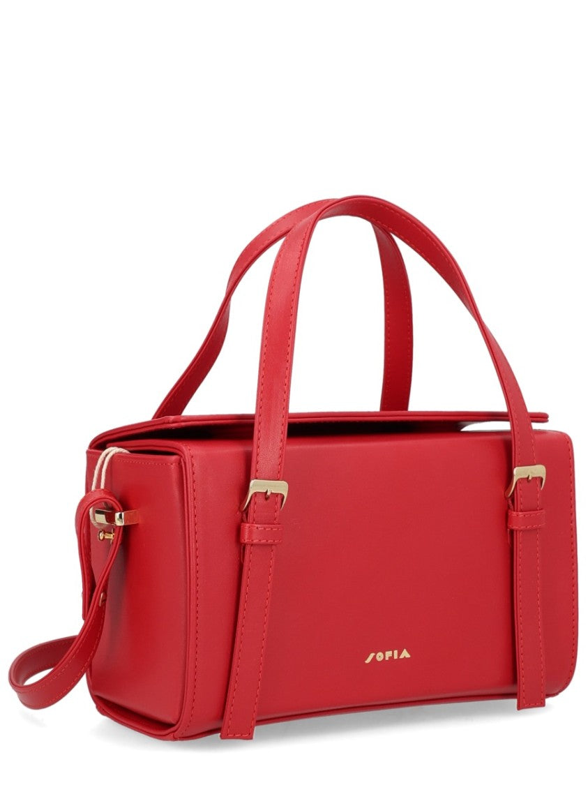 Sofia Black Mini Belmondo Calf Leather Tote Bag