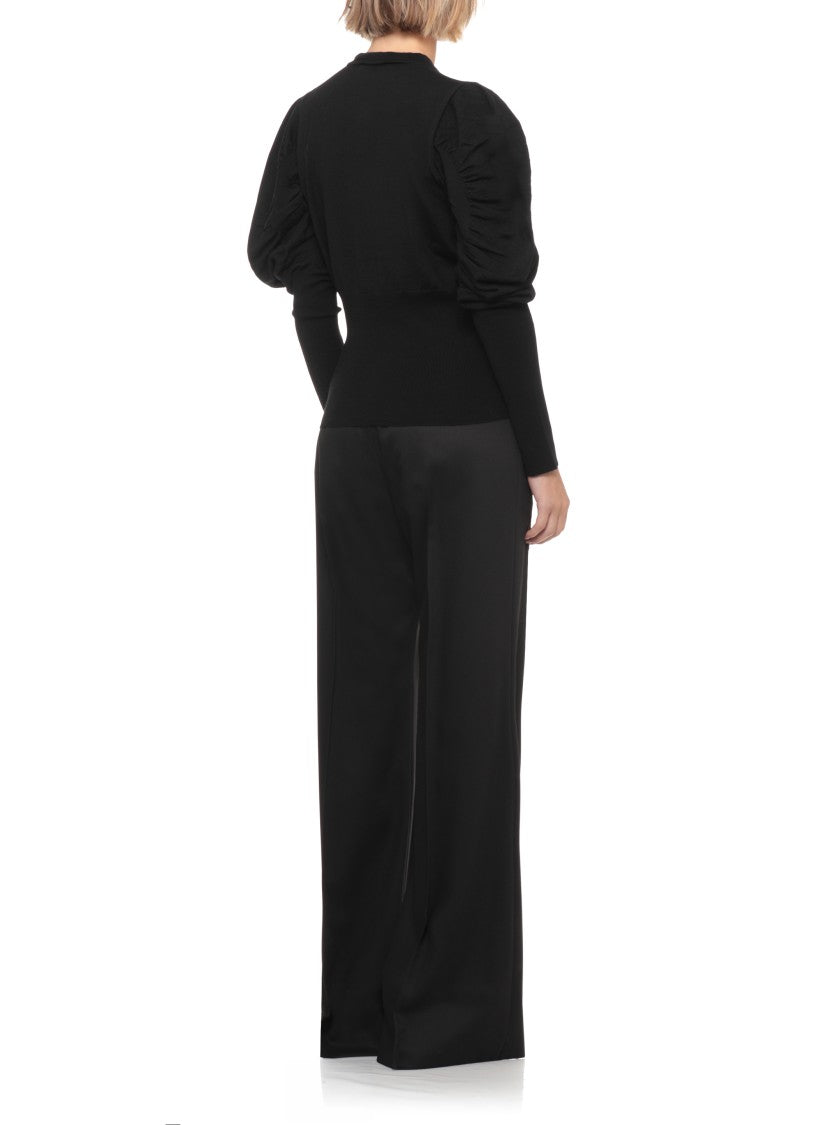 Vivienne Westwood Eli Cardigan With Drape Sleeves And Embroidered Logo