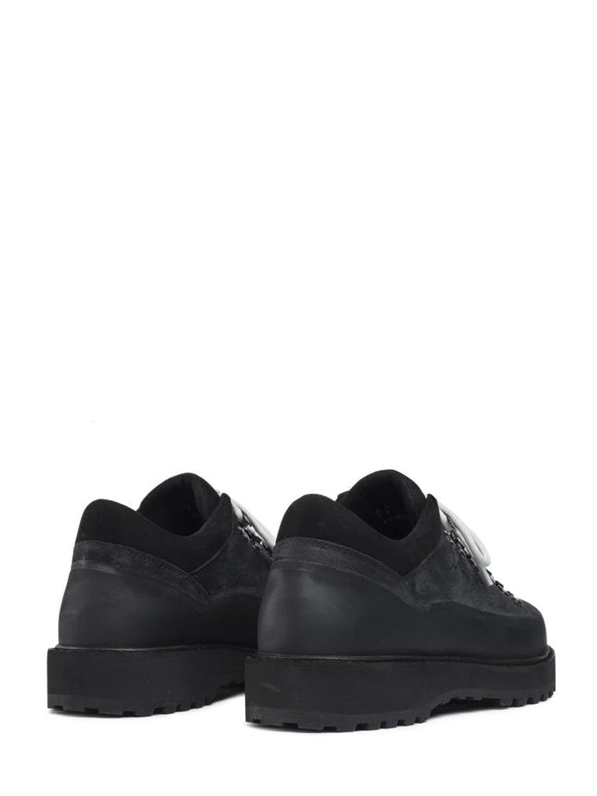 Diemme Black Minimalist Durable Laced-Up Shoes