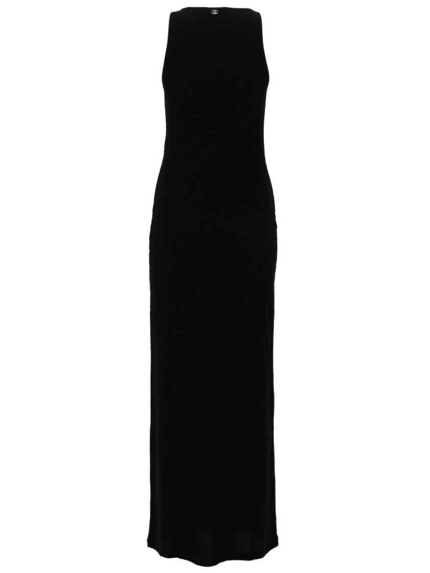 Rabanne Sleeveless Palm Tree Sequin Dress