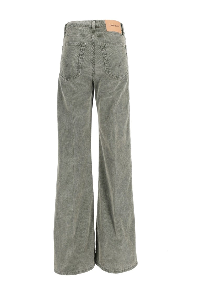 Dondup Wide-Leg High Waist Amber Pants