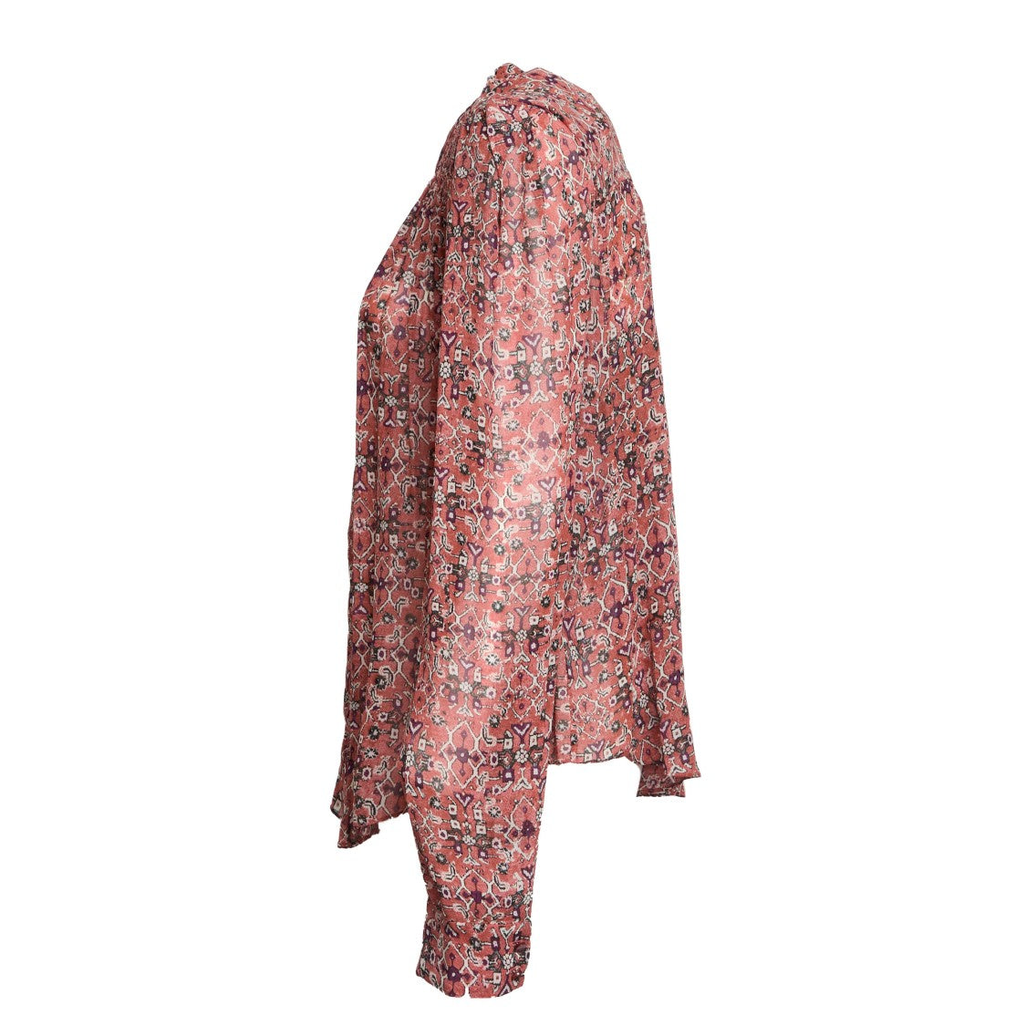 Isabel Marant Rust Noeline Blouse Printed Crêpe