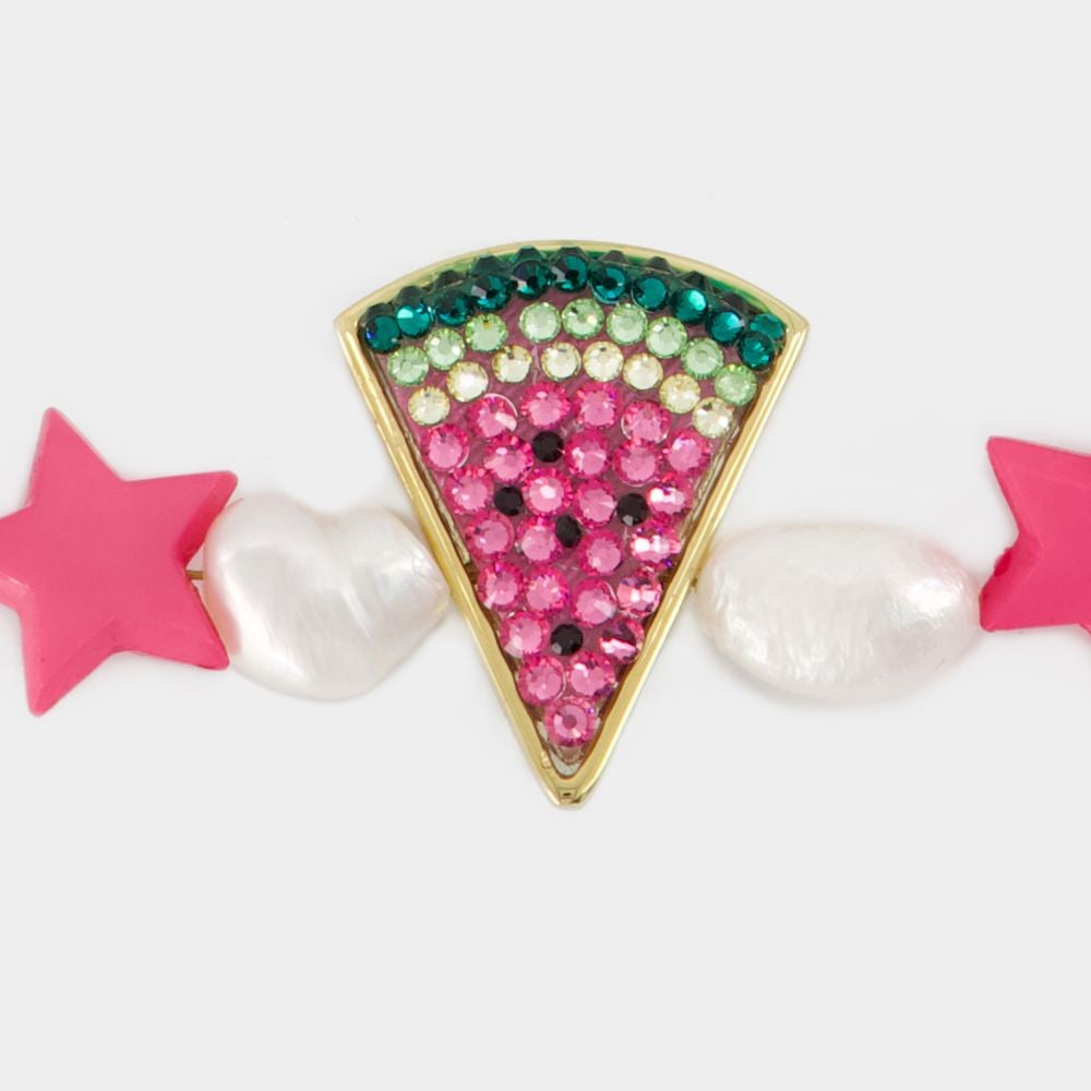 Shourouk Watermelon - Brass - Multi