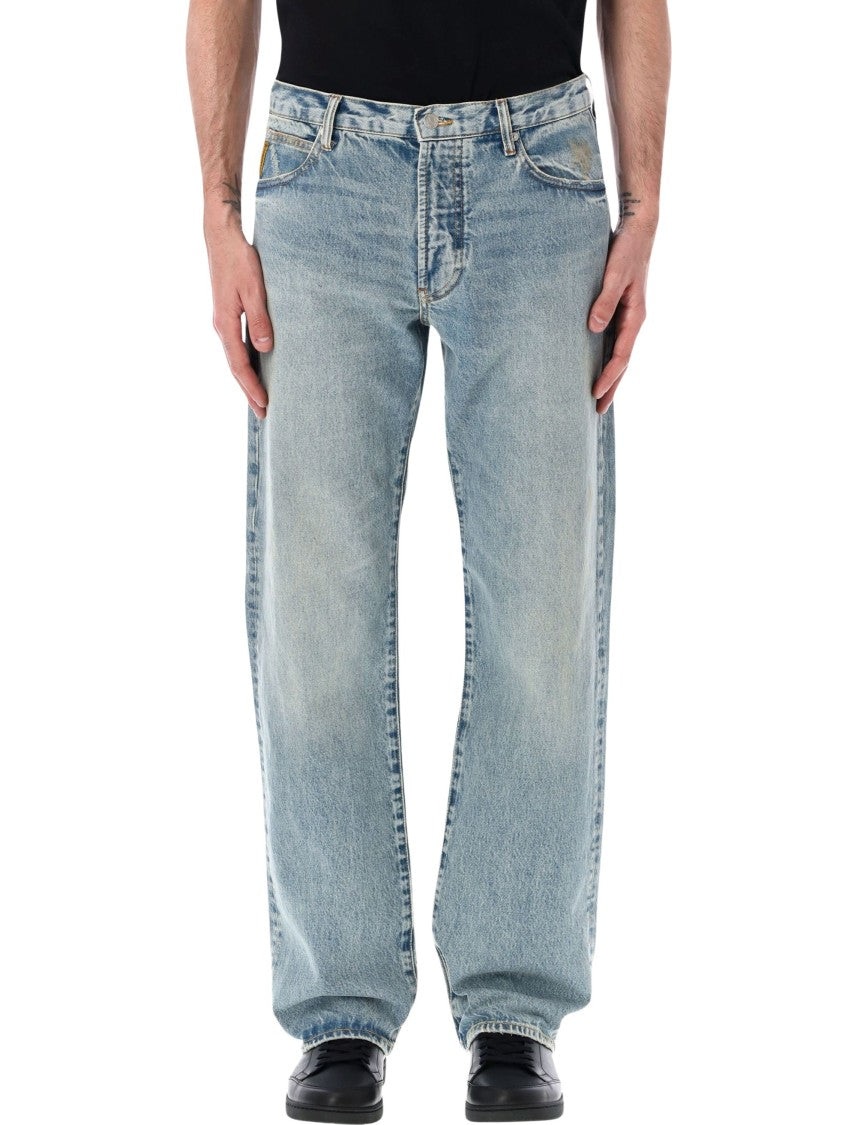 Emporio Armani Straight Leg Relaxed Fit Jeans