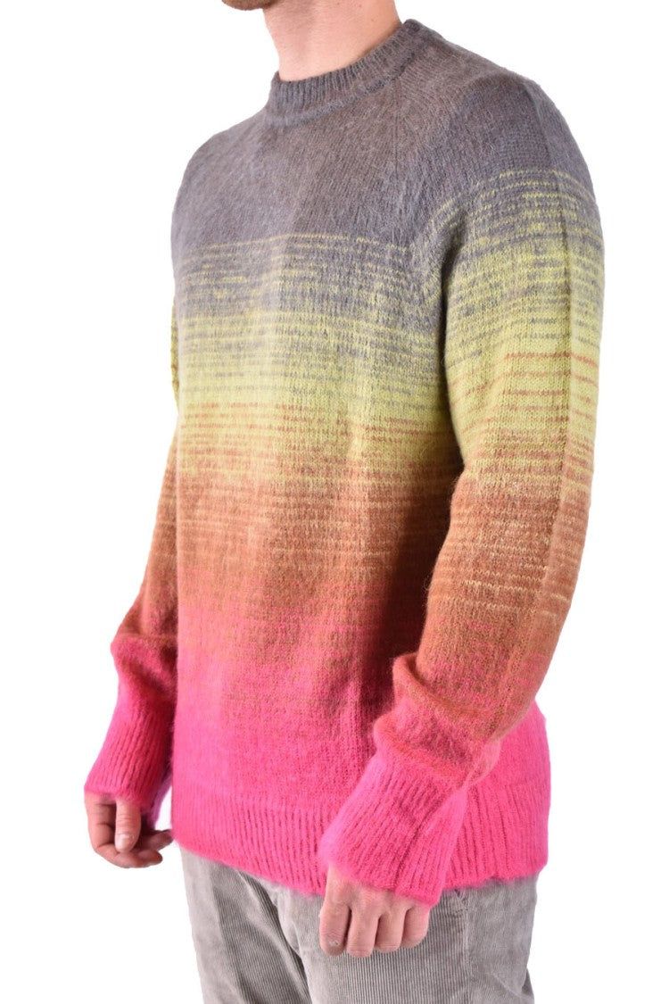 Laneus Multicolor Gradient Knit Sweater
