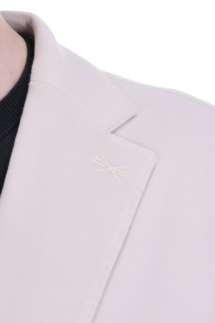 Eleventy Beige Australis Super 150S Wool Blazer