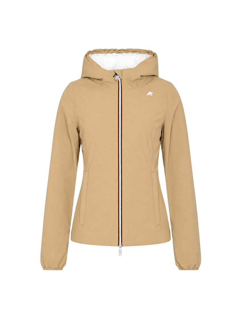 K-Way Reversible Hooded Jacket With Streamlined Silhouette